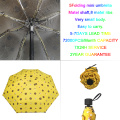 5 fois 8RIBS Super minuscule parapluie de Sunshade Mini Capsule de poche avec des impressions de conception de logo personnalisées
